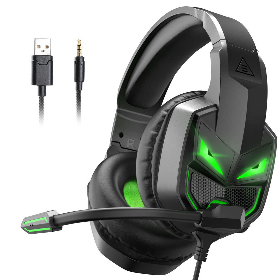 EKSA Fenrir Gaming Headset, Headset mit Mikrofon für PS4 PS5 Xbox one PC Mac Laptop, 3D Surround Sou
