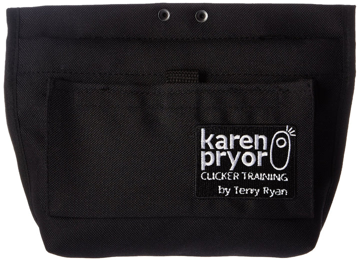 Karen Pryor Clicker Training Terry Ryan Beutel für Leckerlis, Schwarz, 1 Count (Pack of 1)