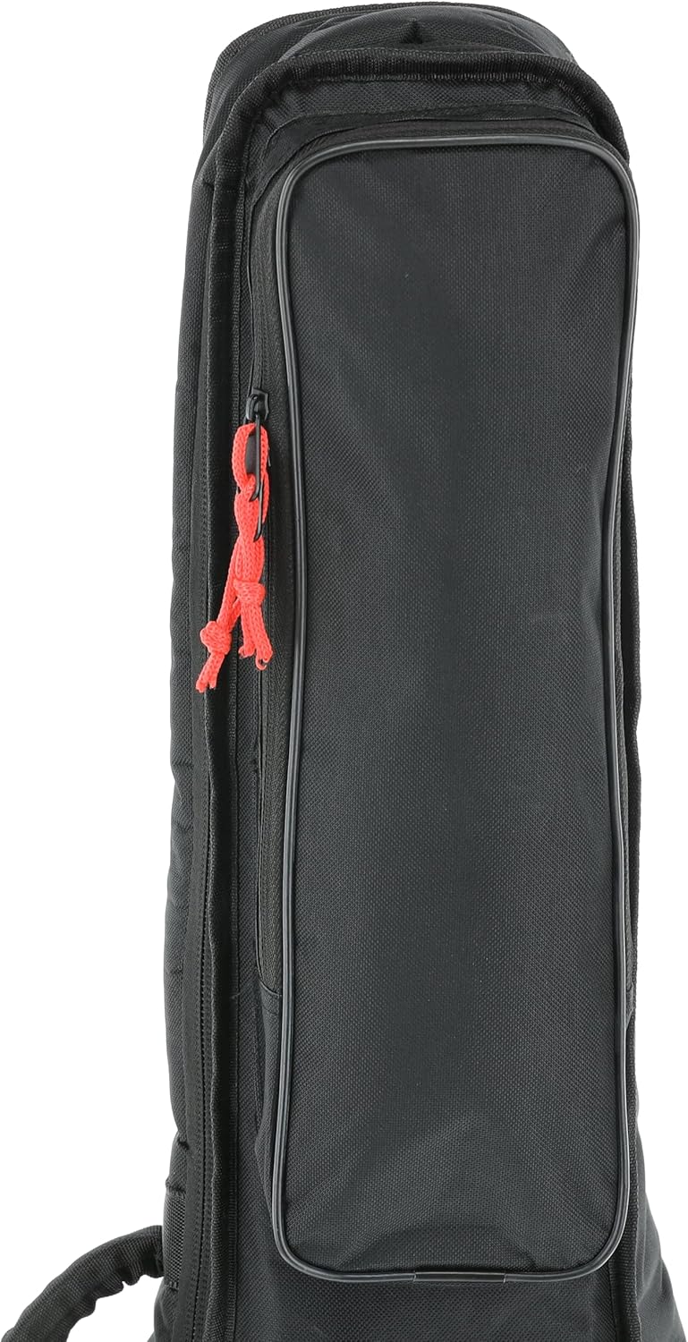 PURE GEWA Gitarren Gig-Bag Serie 120 für E-Bass, schwarz, 20 mm Schaumstoffpolsterung mit grosser No