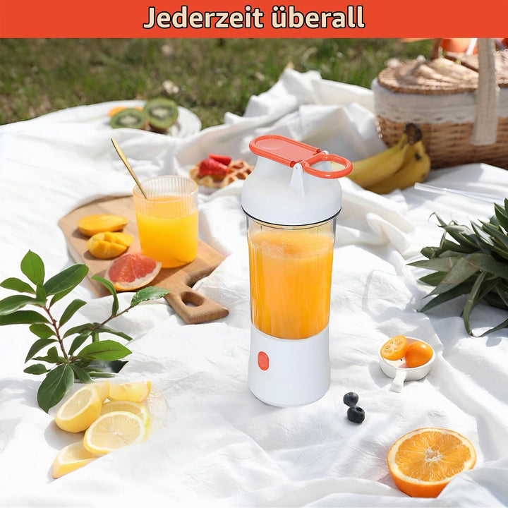 Tragbarer Mixer, 25oz tragbarer Mixer für Smoothies und Shakes mit 6 Klingen, wiederaufladbaren Misc