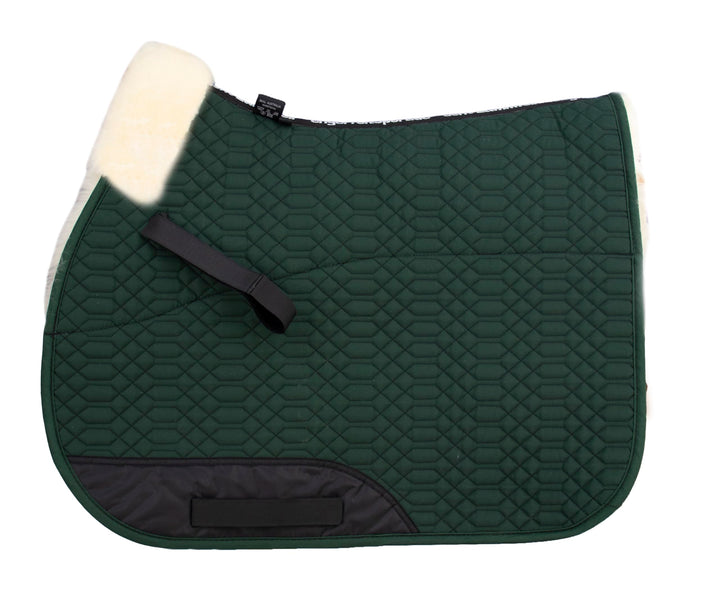 Engel Reitsport Lammfell Schabracke Half Lined SCHABRA1-VSS-GRU-MED Steppstoff grün Fell med. Vielse