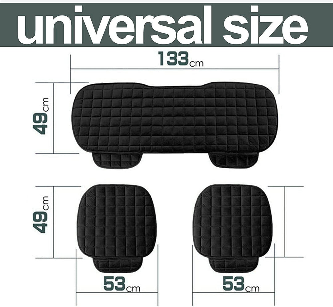 Rebeca Shop 3 Stück Universal-Autositzbezug | Schutz für 2 Vorne und 1 Rückseite | Protector Comfort
