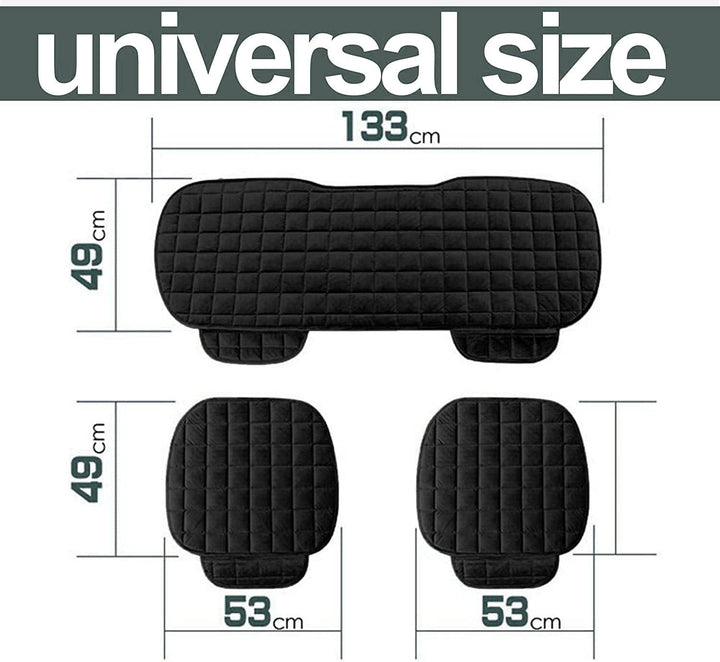 Rebeca Shop 3 Stück Universal-Autositzbezug | Schutz für 2 Vorne und 1 Rückseite | Protector Comfort