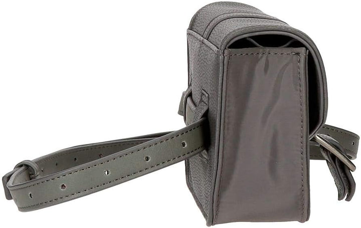 Pepe Jeans Ann Gürteltasche Grau 18x12x5 cms Polyester Grau Gürteltasche, Grau Gürteltasche