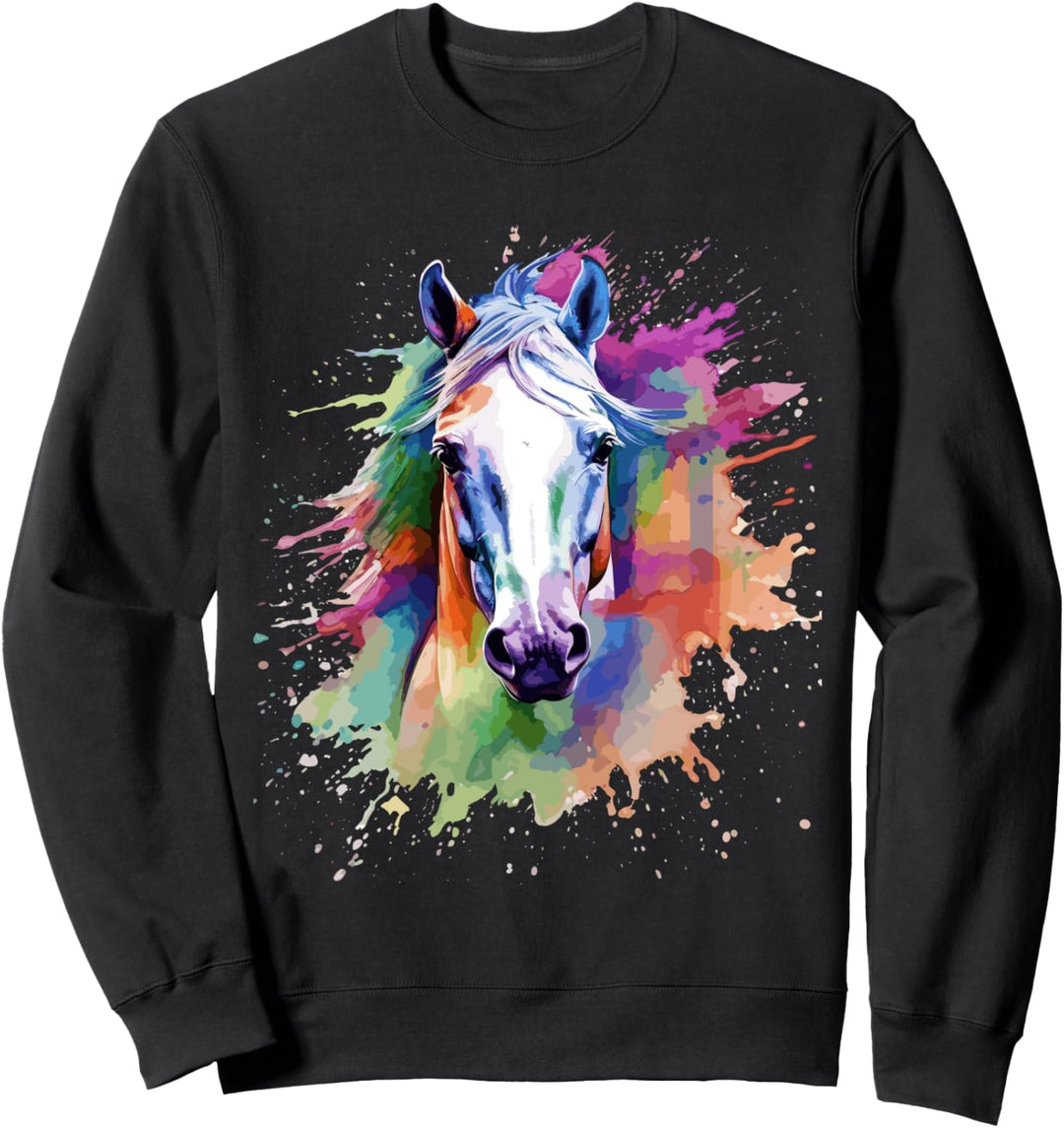 Pferd Reiten Dressur Springen Reiterhof Sweatshirt