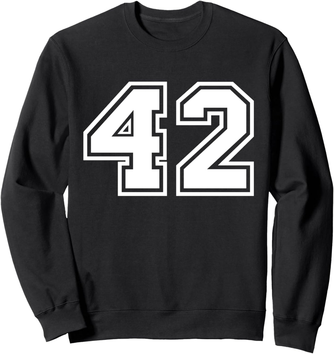 Team Jersey Nummer #42 Sportgeschenk Sweatshirt