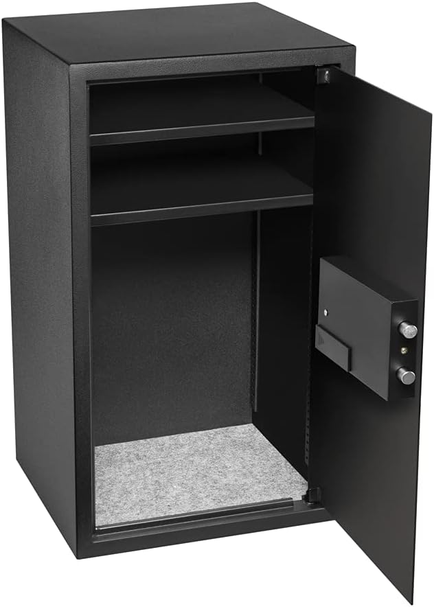 HomeSafe HV70E Tresor mit Elektronikschloss, 70x40x36cm (HxBxT), Digitaler Tresor für Zuhause und Bü