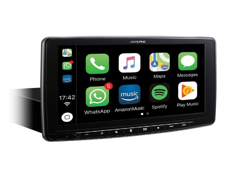 Alpine iLX-F903D Multimedia-Empfänger mit kapazitivem Bildschirm 22,9 cm (9 Zoll), Schwarz Mediensta
