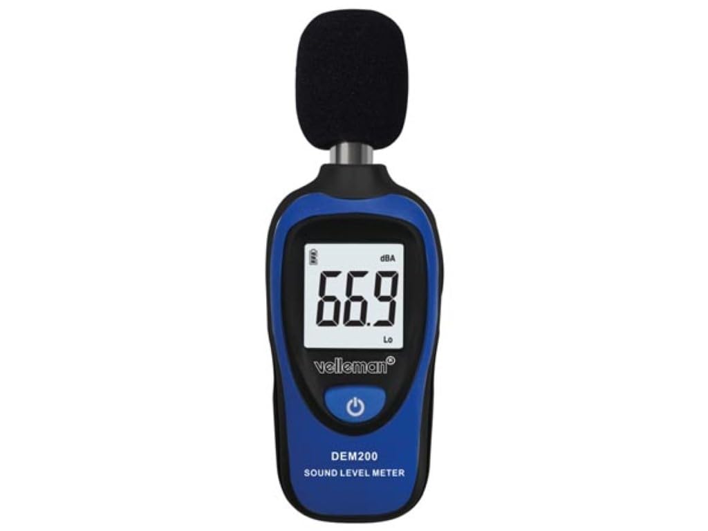 VELLEMAN - DEM200 Digitales Mini-Schallpegelmessgerät 406130
