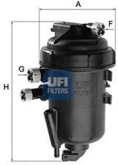 UFI FILTERS Filters 55.116.00 Dieselfilter