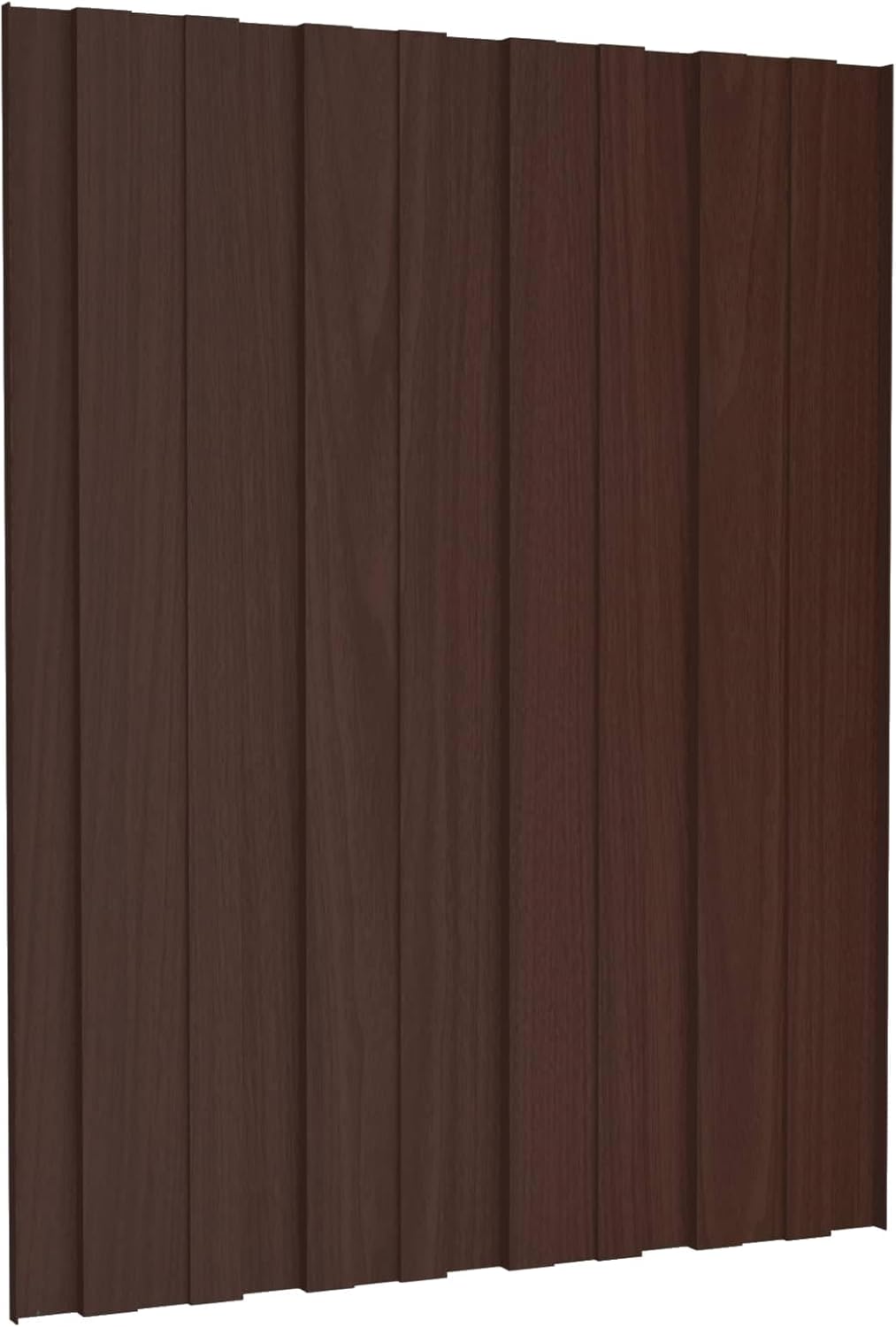 Dachpaneel 12 Stück Braun 60 x 45 cm Verzinkter Stahl, Wellplatten Dach Welldach wetterfest, Wellble