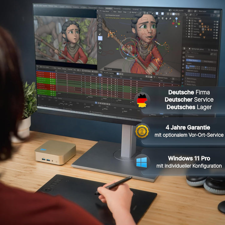 Lux Intel® Core-i5 12. Gen. • NUC12 Lux PC • 8 Kerne, bis zu 4,4GHz • Thunderbolt 4 • 16GB RAM, 512G