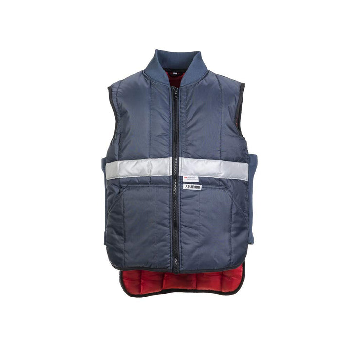 Planam Grösse XXXL Herren Kühl-/Gefrierhaus Kühlhaus Weste marine Innenfutter rot Modell 5122 Marine