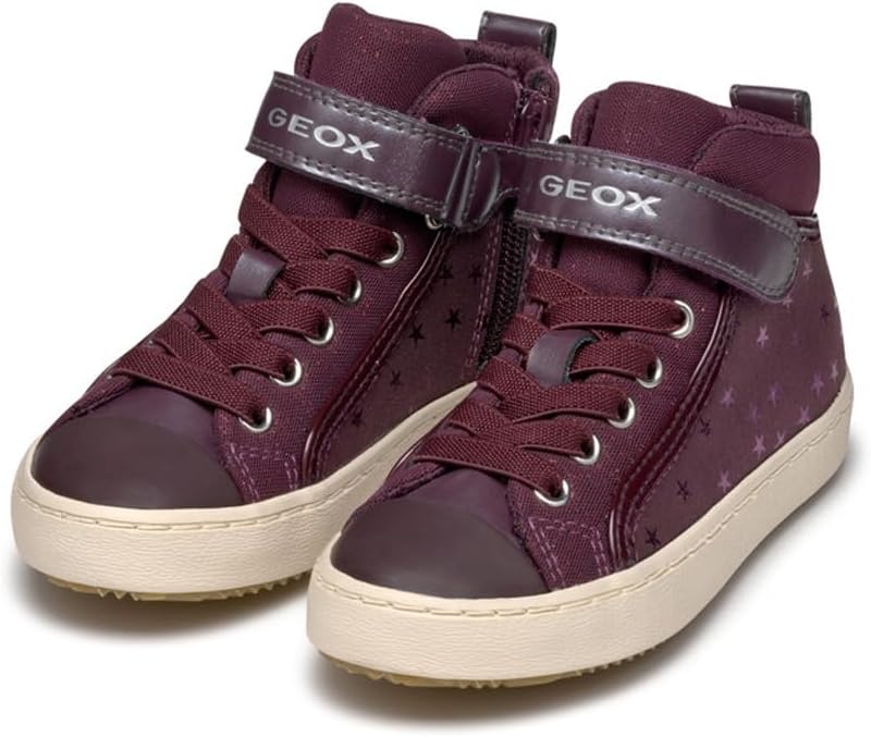 Geox Mädchen J Kalispera Girl ISneakers 24 EU Rot, 24 EU Rot