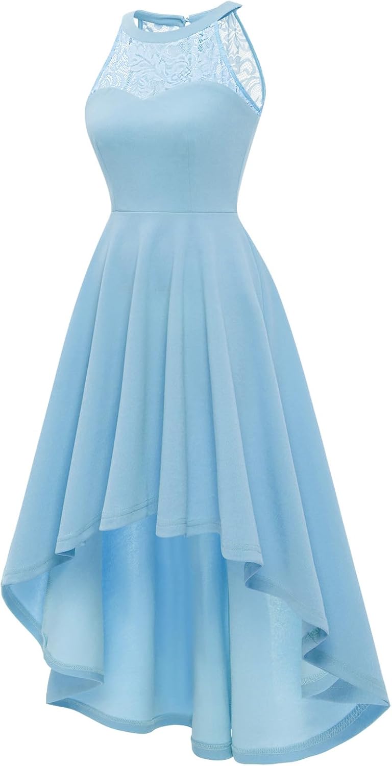 Bbonlinedress Damen Classic Cocktailkleid XS Hi-lo Blue, XS Hi-lo Blue