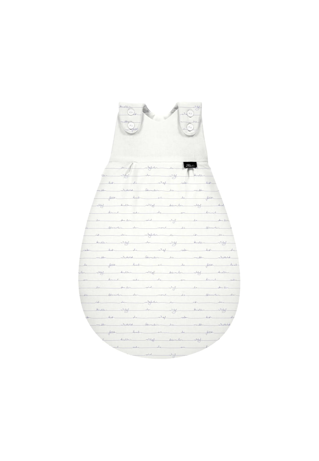 Alvi Baby-Mäxchen Aussensack Bio-Baumwolle Baby Schlafsack, 2.5 TOG, für Sommer und Winter, Ganzjahr