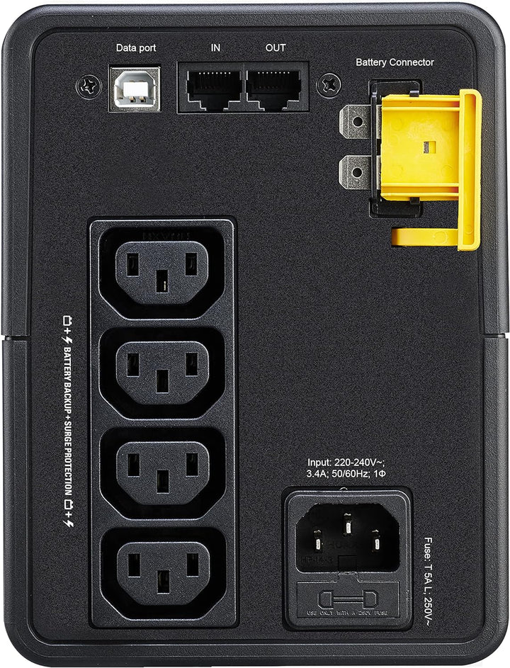 APC Back UPS BX – BX750MI - unterbrechungsfreie Stromversorgung 750 VA, Batteriesicherung & Überspan