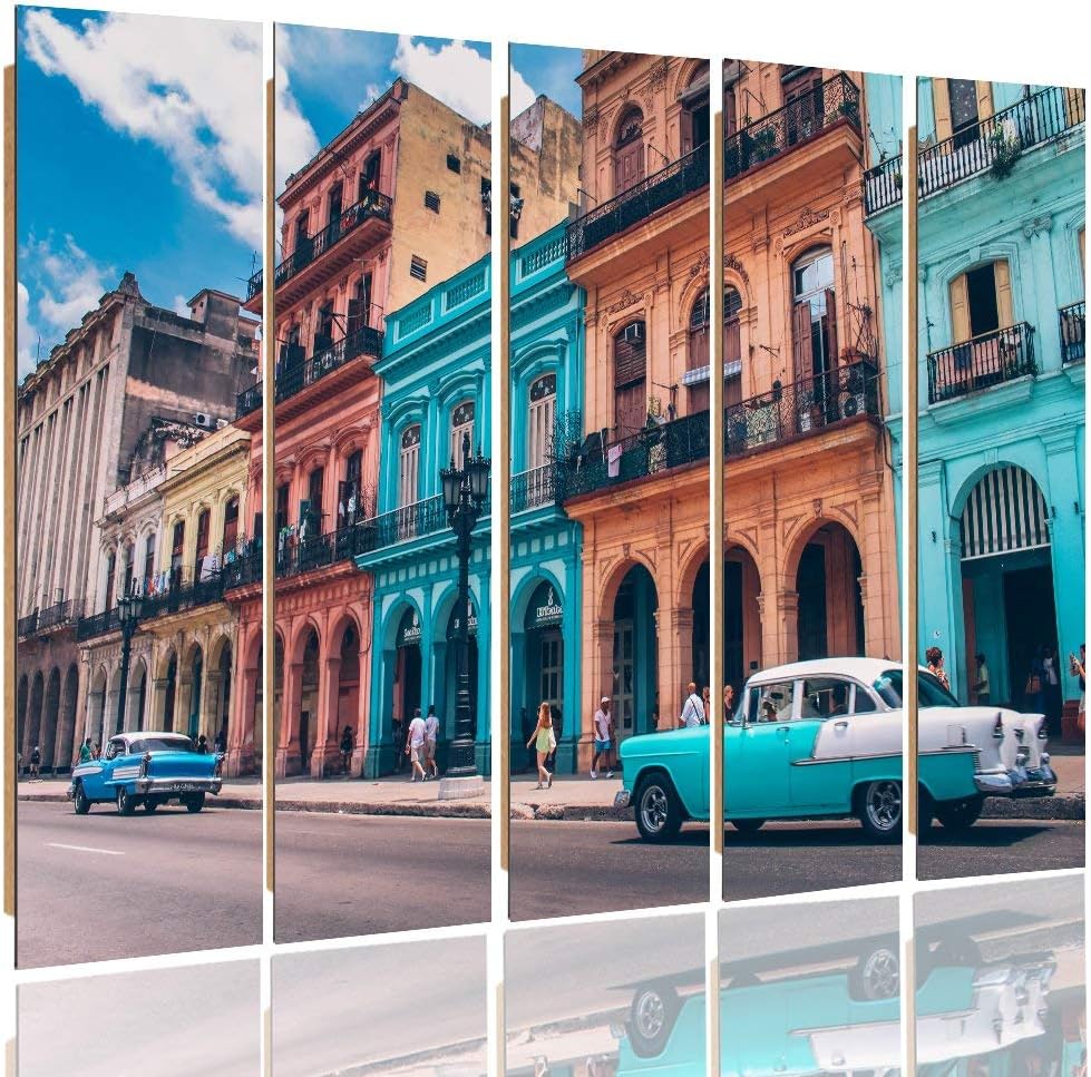 Feeby. Wandbild - 5 Teile - Deco Bild, gedrucktes Bild, Foto, Deco Panel, XXL, 5-Teilig, Typ C, 250x