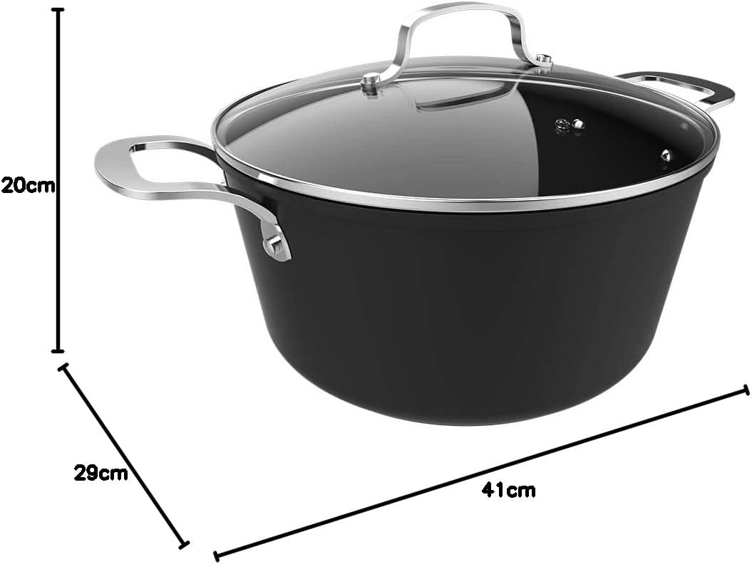 Cecotec Polka Fantasy 28 Pot Silver, Durchmesser 28 cm, Fassungsvermögen 7,1 l, geschmiedetes Alumin