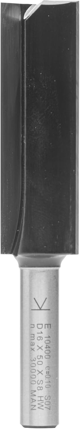 ENT 10400 Nutfräser HW, Schaft (S) 8 mm, Durchmesser (D) 16 mm, NL 50 mm, SL 32 mm, GL 82 mm D=16 /