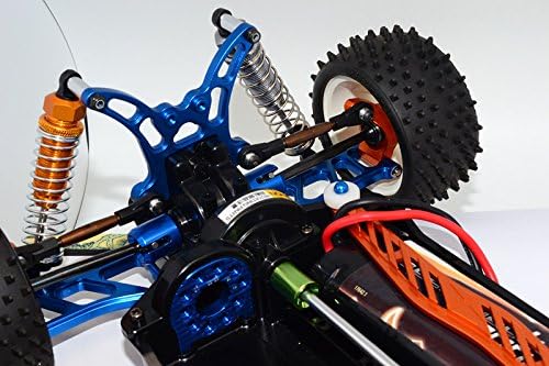GPM for Tamiya TT02B Tuning Teile Aluminium Rear Damper Plate - 1Pc Blue