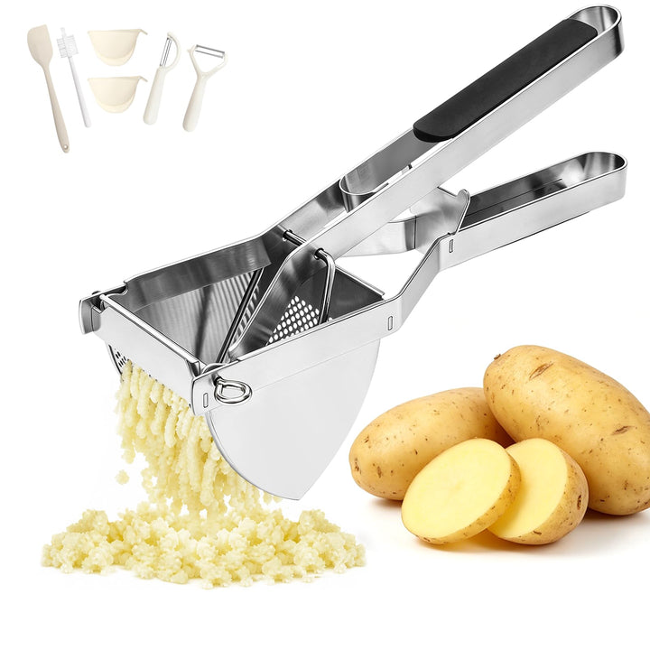 Kartoffelpresse Edelstahl, Kartoffelstampfer