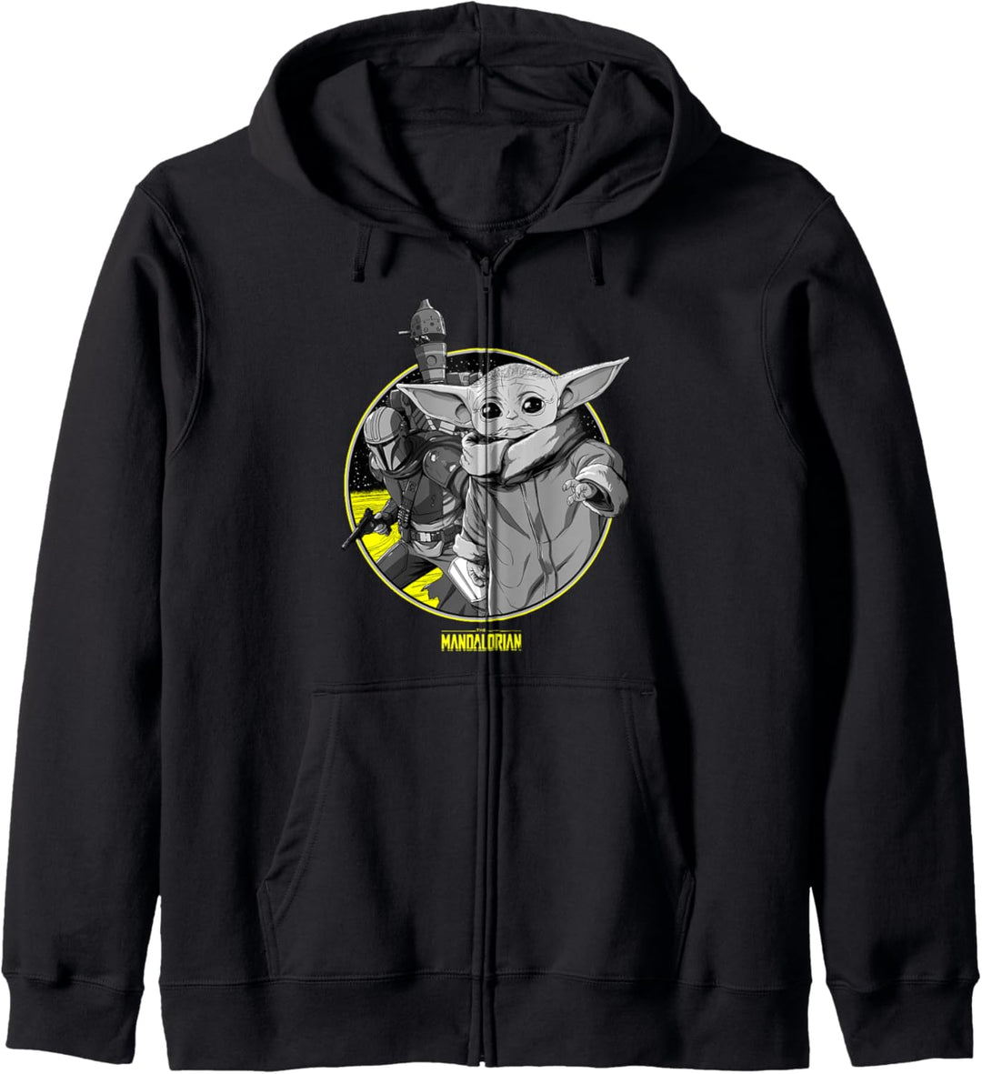 Star Wars The Mandalorian The Child IG-11 Group Shot Kapuzenjacke