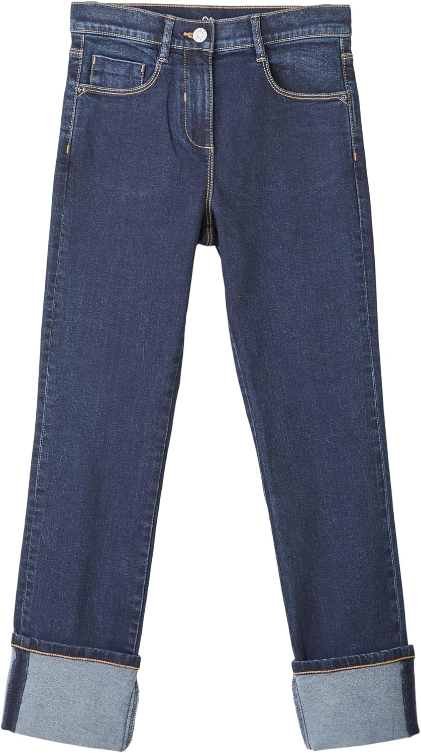 s.Oliver Mädchen Jeans, Suri Straight Fit 146 Grosse Grössen Blau, 146 Gro&#xDF;e Gr&#xF6;&#xDF;en B