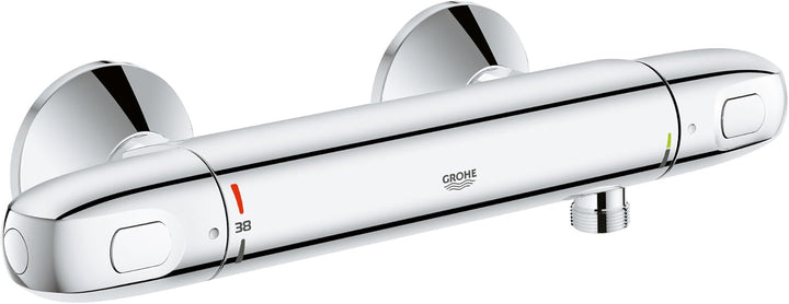 GROHE Grohtherm 1000, Duscharmatur wassersparend (Thermostat für stets konstante Temperatur, Mischba