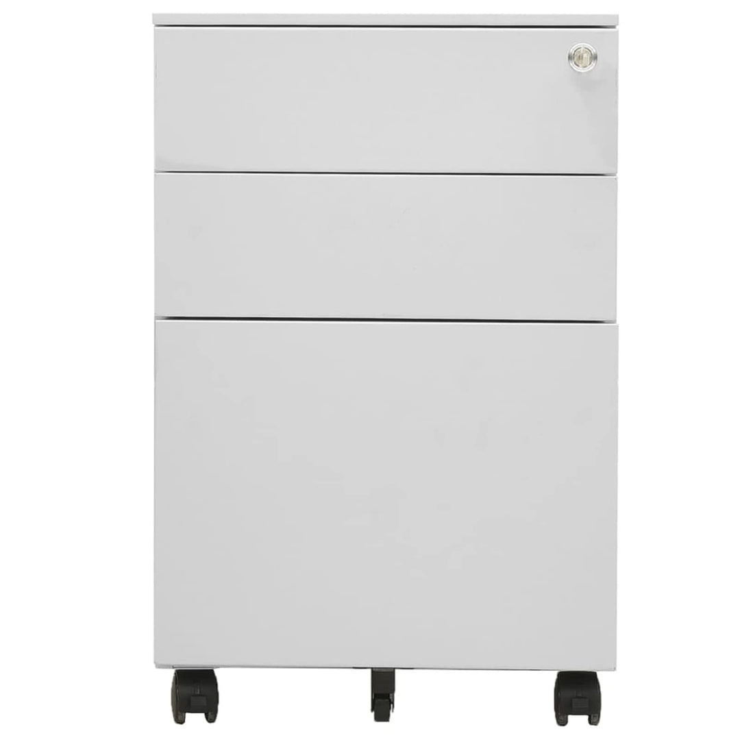 Tidyard Aktenschrank Rollschrank mit Rollen Rollcontainer Bürocontainer Schubladenschrank Büroschran