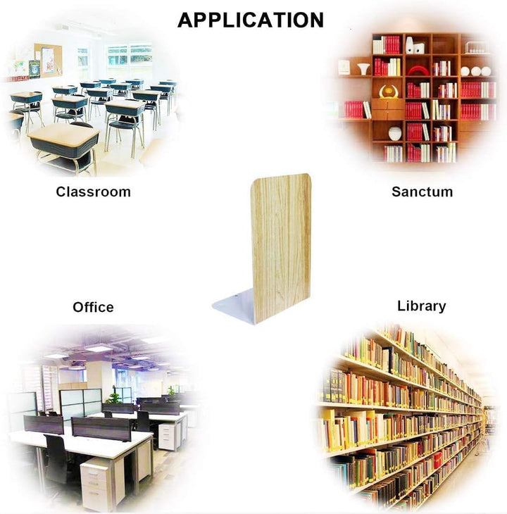 Qualsen Buchstütze, Buchhalter, Buchstützen aus Metall, Bücherstützen, Buchständer Kinder, Bücherstä