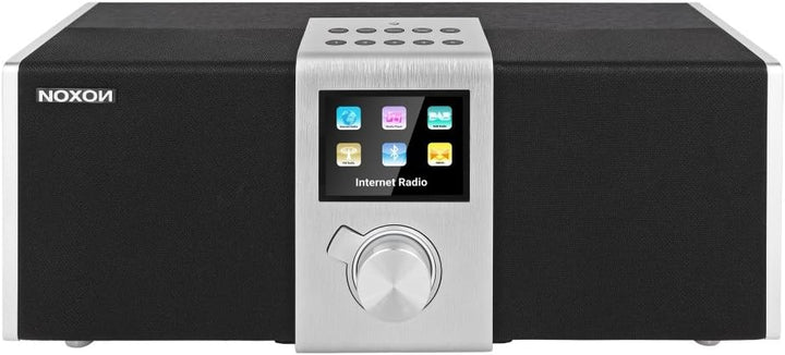 NOXON Nova II Internet-/DAB+ Radio mit Spotify, 50W schwarz/silber Schwarz / Silber NOXON Nova II, S