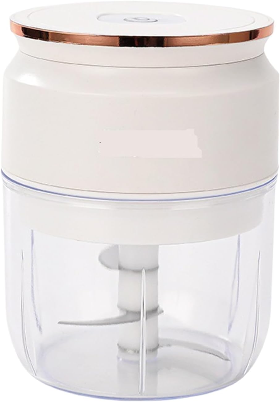 Elektrischer Knoblauchschneider,USB Wiederaufladbarer Zwiebelzerkleinerer,Tragbarer Knoblauchpresse