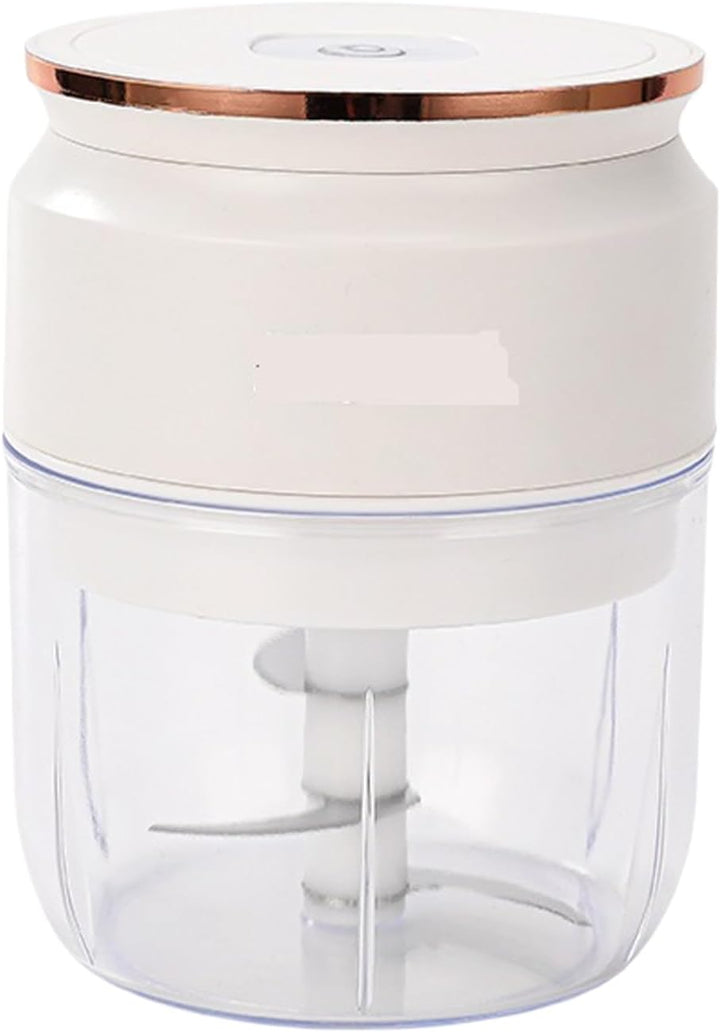 Elektrischer Knoblauchschneider,USB Wiederaufladbarer Zwiebelzerkleinerer,Tragbarer Knoblauchpresse