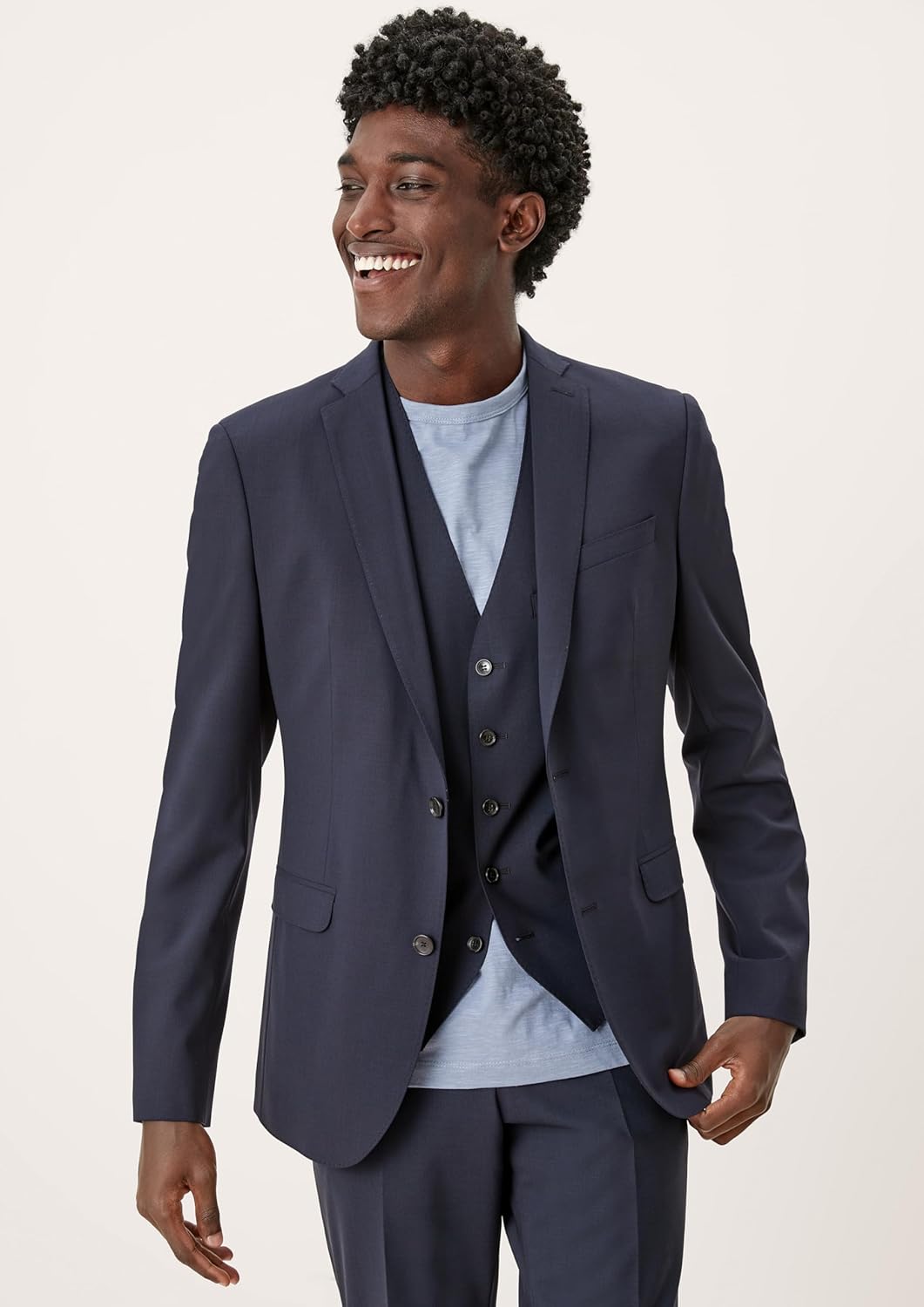 s.Oliver Slim Fit: Sakko mit Hyperstretch 40 5952_navy, 40 5952_navy