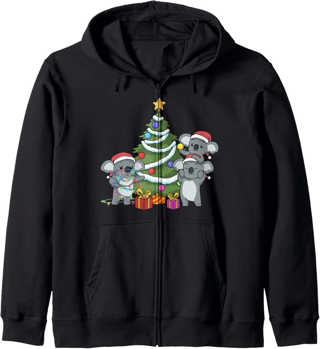 Koala Weihnachts Kapuzenjacke
