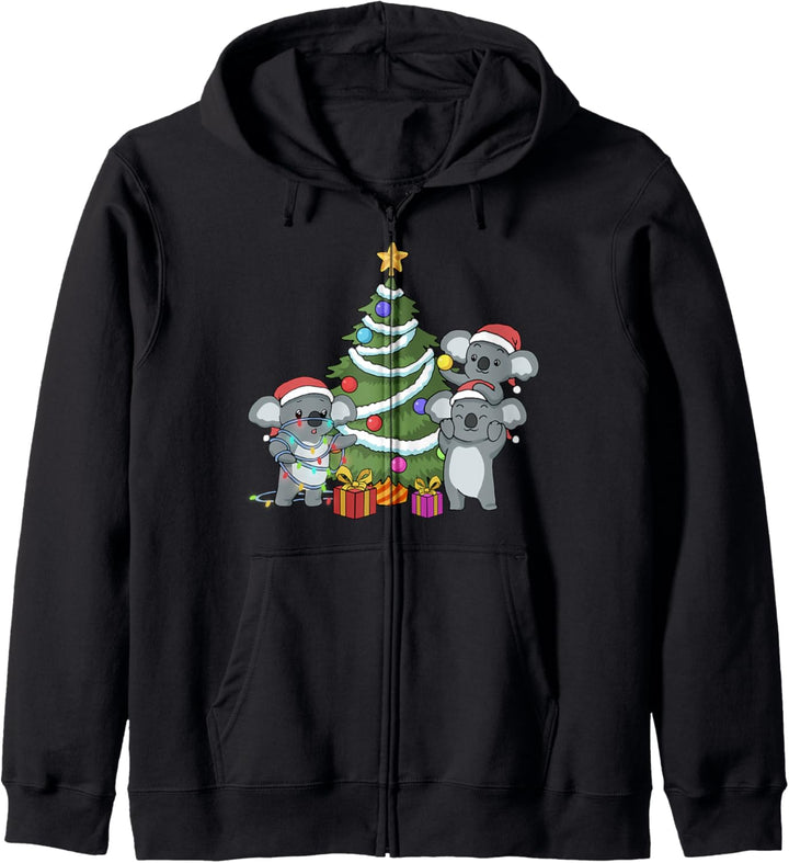 Koala Weihnachts Kapuzenjacke