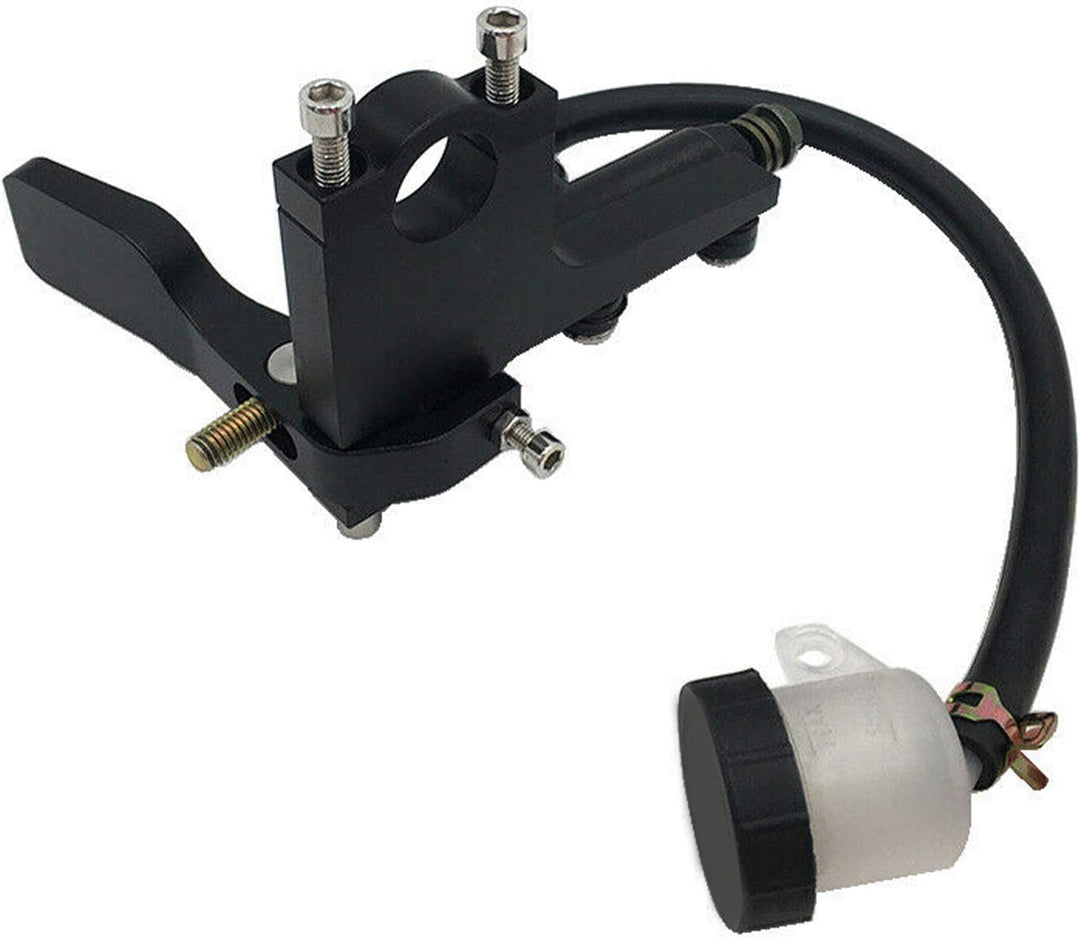 Yctze Aluminiumlegierung Bremspumpe 7 / 8in Motorradkupplung Daumenbremshebel Hintere Hauptpumpe Zyl