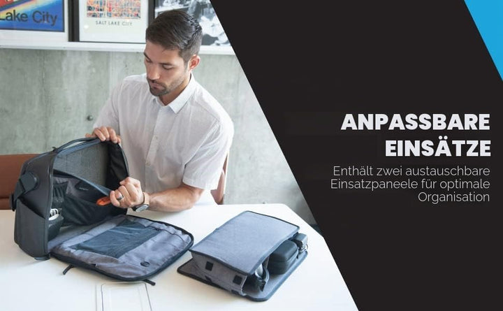 Gomatic Messenger Bag 15 L | Umhängetasche | Laptop-Tasche | Schulter-Tasche | Arbeitstasche | Kamer