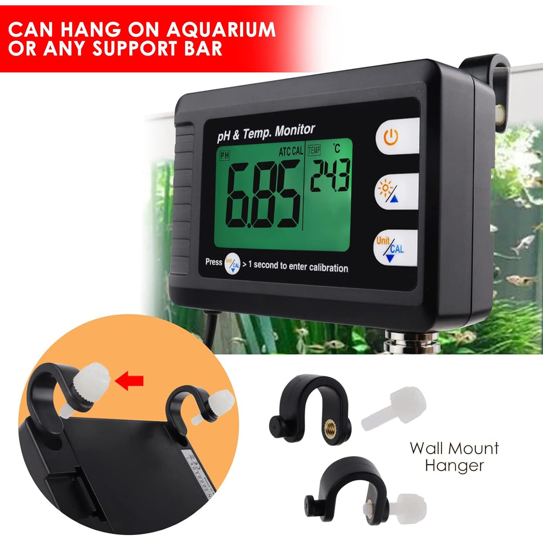 Fachmann pH & Temperatur Meter mit ATC und Automatisch Calibration Funktion, Wasser Prüfer Messung f
