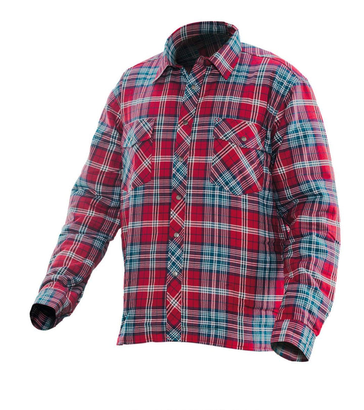 Jobman Flanellhemd gefüttert 5157 Rot Gr. M Rot M, Rot-mehrfarbig M