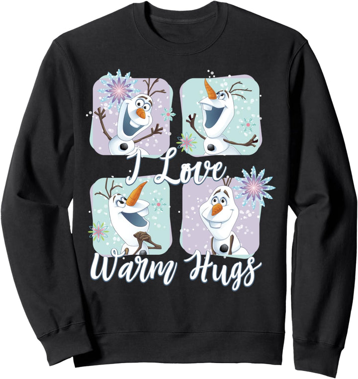 Disney Frozen Olaf I Love Warm Hugs Panels Sweatshirt