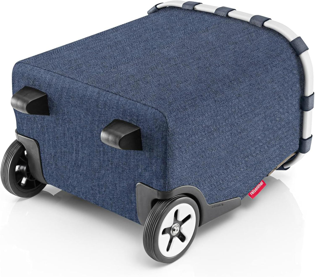 reisenthel carrycruiser Tragbarer Einkaufstrolley mit stabilem Aluminiumrahmen, Schultergurt und her