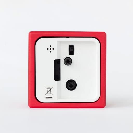 Lemnos Wecker Farbe/Wecker Analog ohne Ticken/Reisewecker in japanischer Qualität aus Holz gefertigt