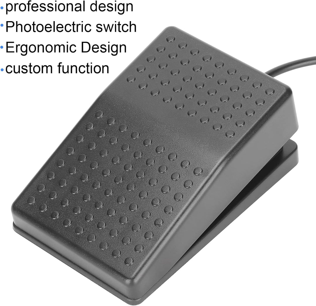 PC USB Fusspedal, Rutschfestes Einzelfusssteuerungs Tastatur Aktionsschalterpedal, Kundenspezifische