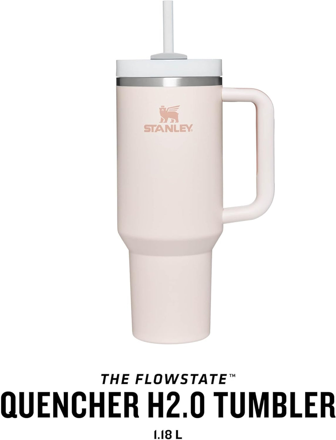 Stanley Quencher H2.0 Flowstate Trinkflasche Mit Strohhalm 1.2L - Thermobecher Kühlt 11 Stunden - 48