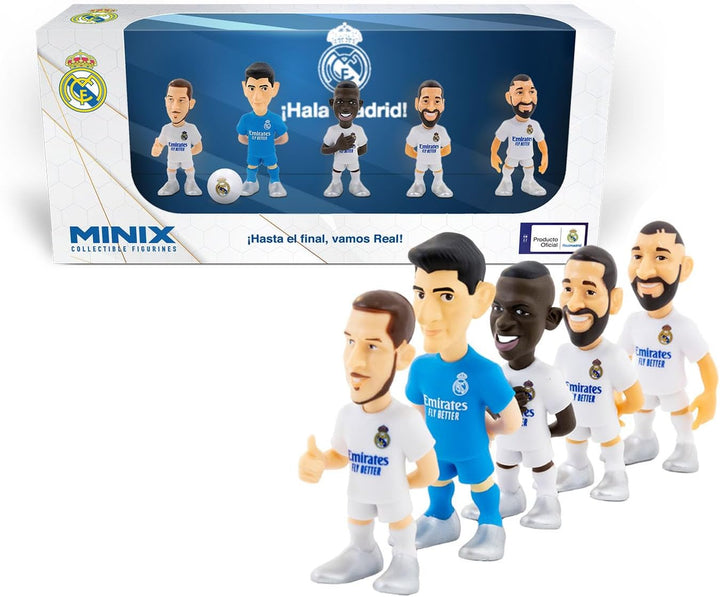 MINIX 5er-Pack Figuren 7 cm Real Madrid CF