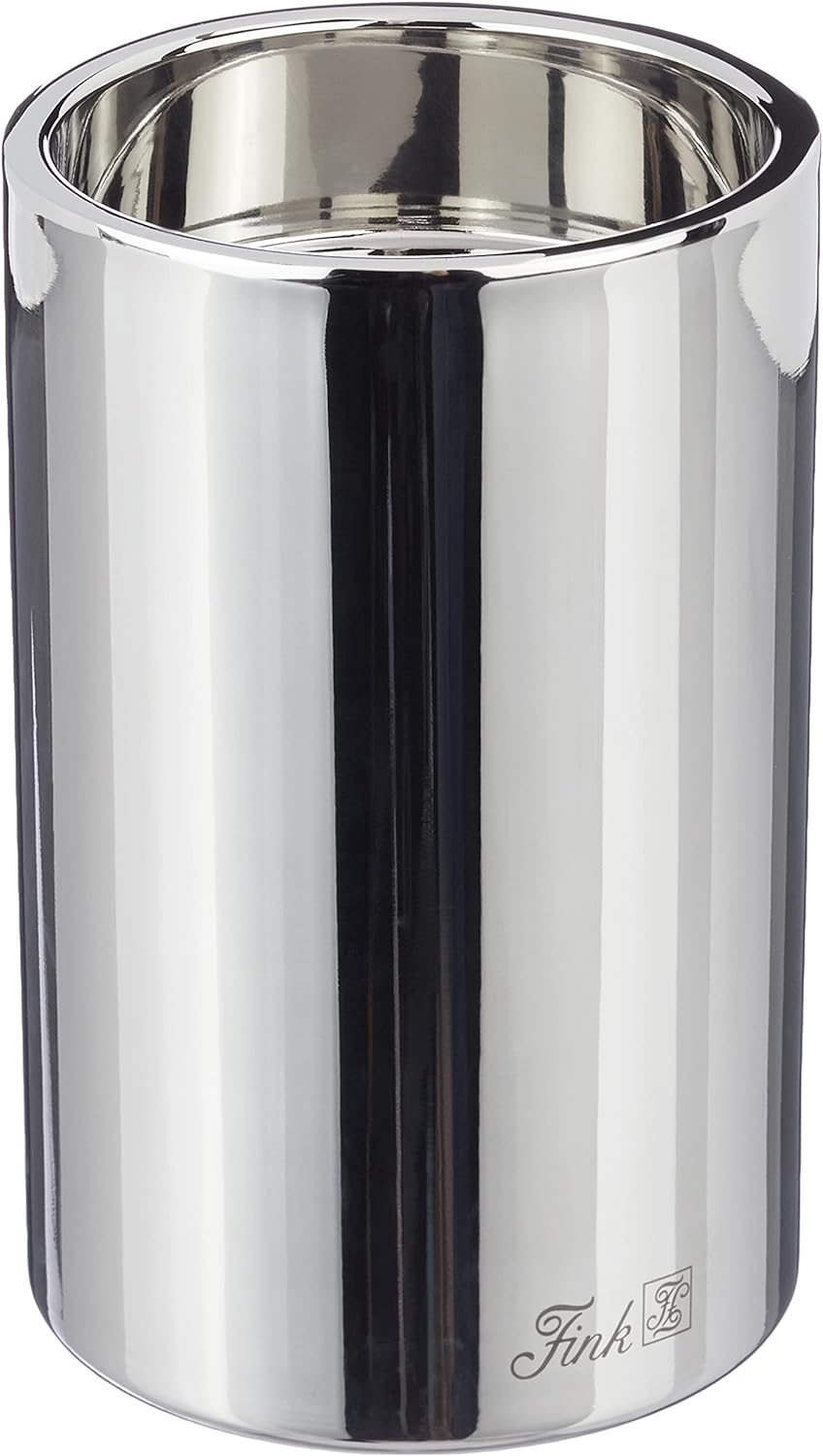 Fink Sobrio Stumpenhalter, Edelstahl, Silber, 15 x 15 x 10 cm 15 x 15 x 10 cm Silber, 15 x 15 x 10 c