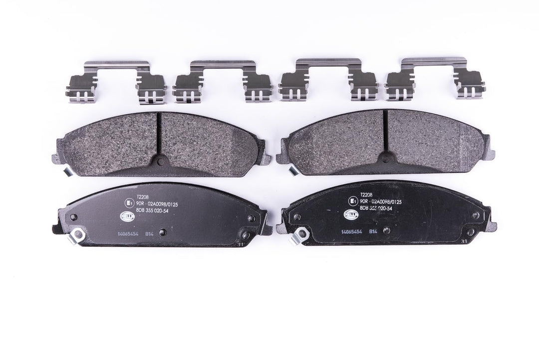 HELLA PAGID 8DB 355 020-541 Bremsbelagsatz - T2208 - Dicke/Stärke: 18.1mm - Bremssystem: Bosch - mit