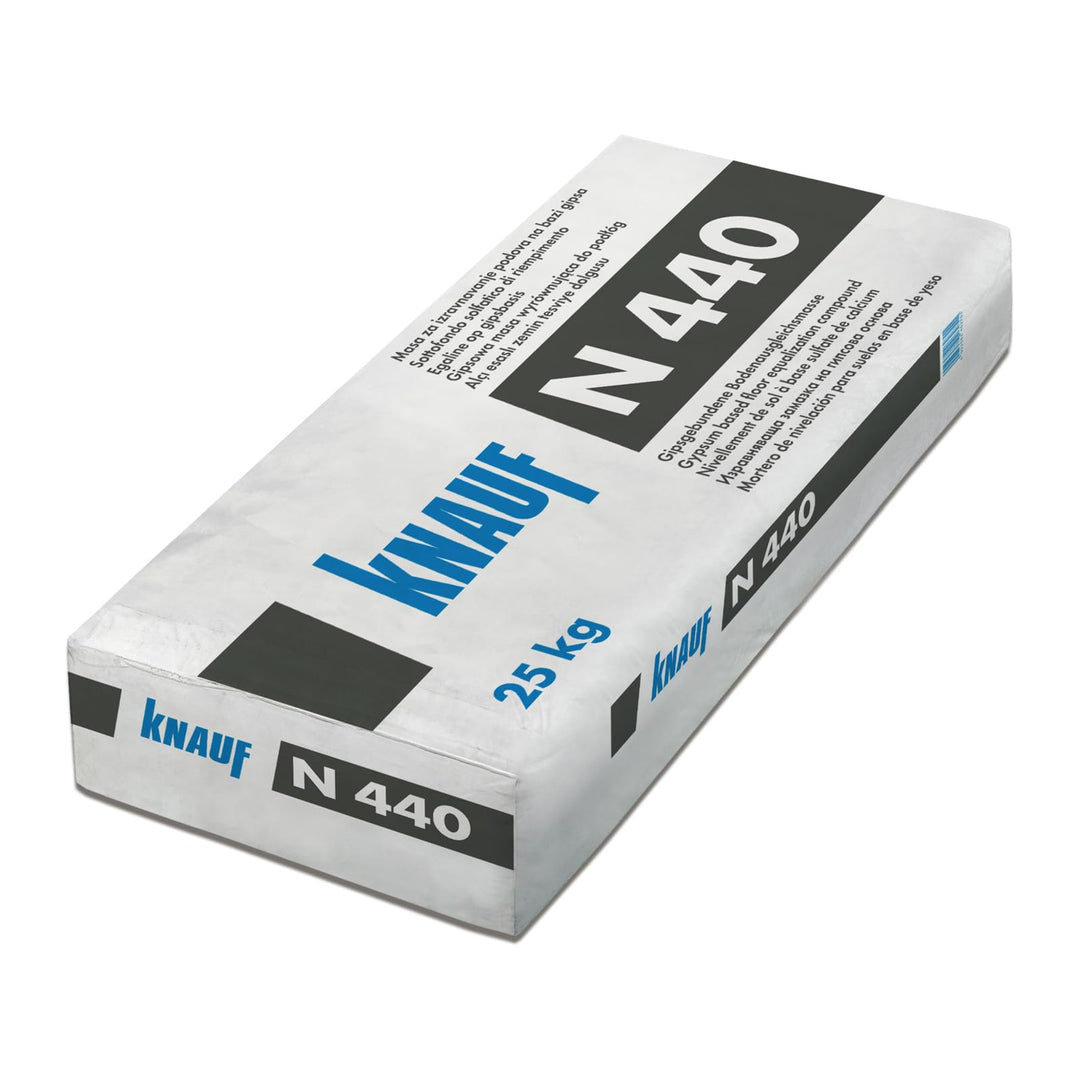 Knauf N 440 Bodenausgleichsmasse 25 kg – selbstnivellierende Ausgleichsmasse für innen | 10–40 mm Sc
